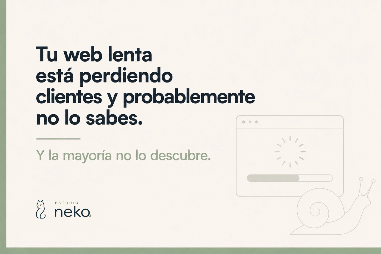 Tu web lenta te hace perder clientes
