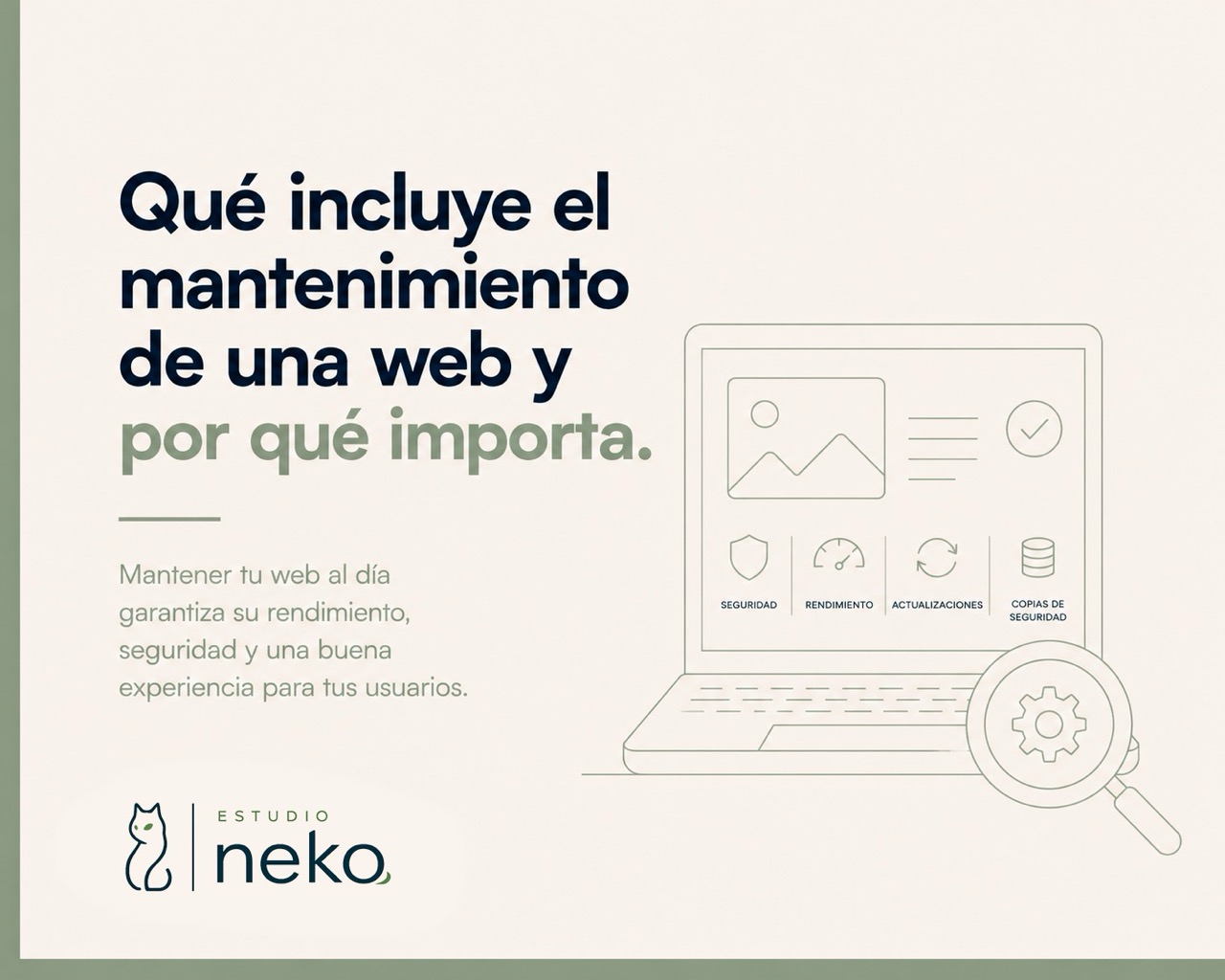 Qué incluye el mantenimiento de una web y por qué importa